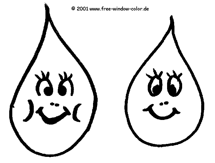52 Regentropfen Ausmalbild Ausmalbilder / Malvorlagen